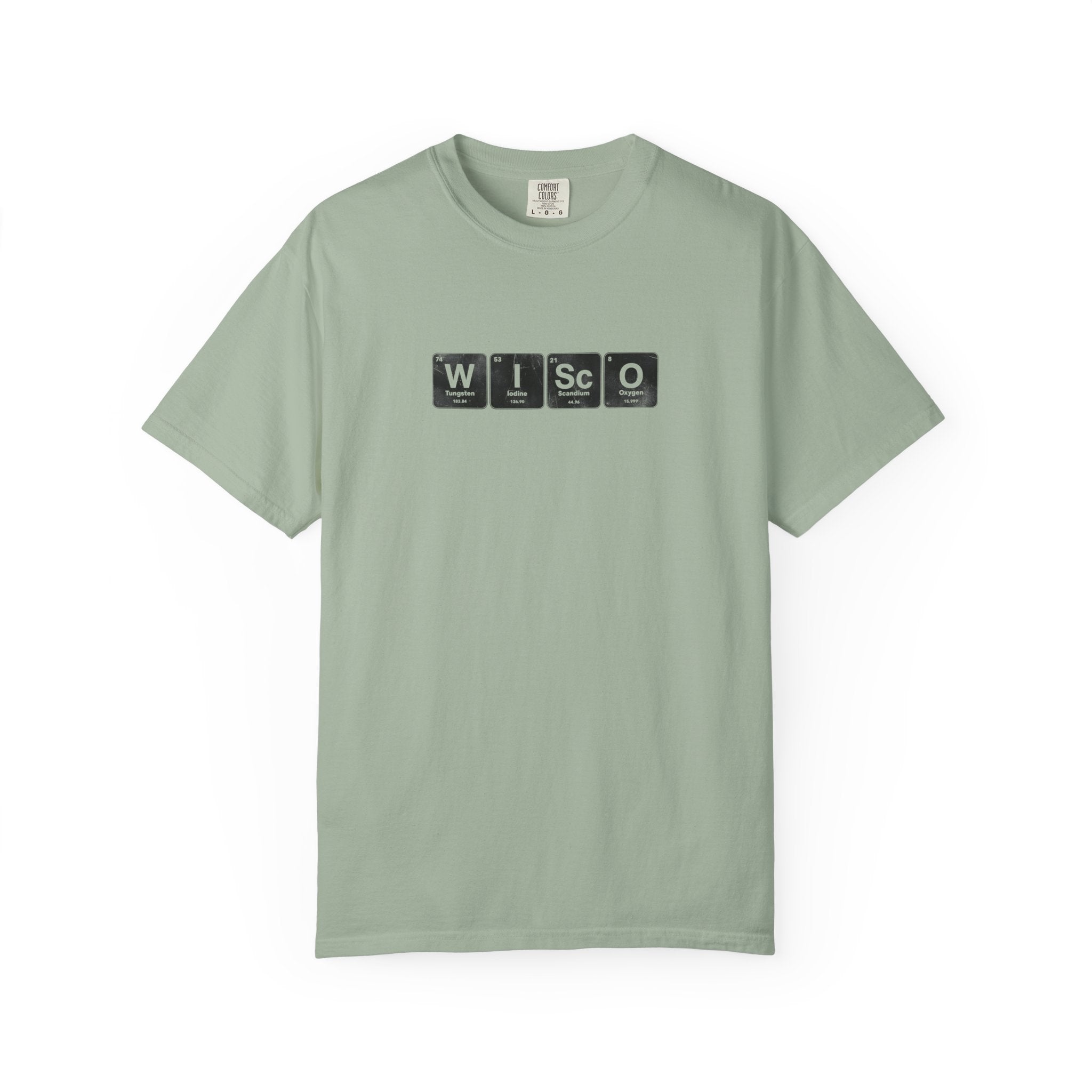 Wisconsin Periodic Table T-Shirt — WISCO Element Block Tee