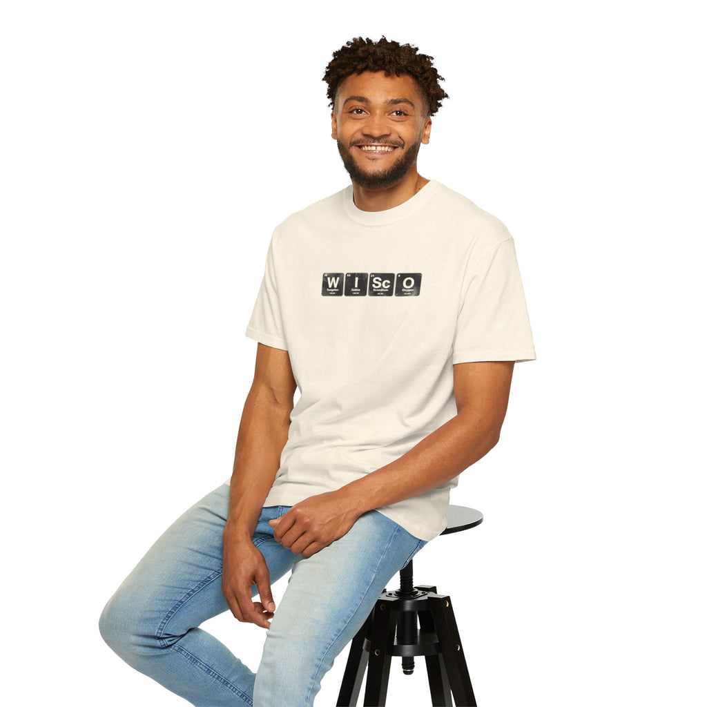 Wisconsin Periodic Table T-Shirt — WISCO Element Block Tee