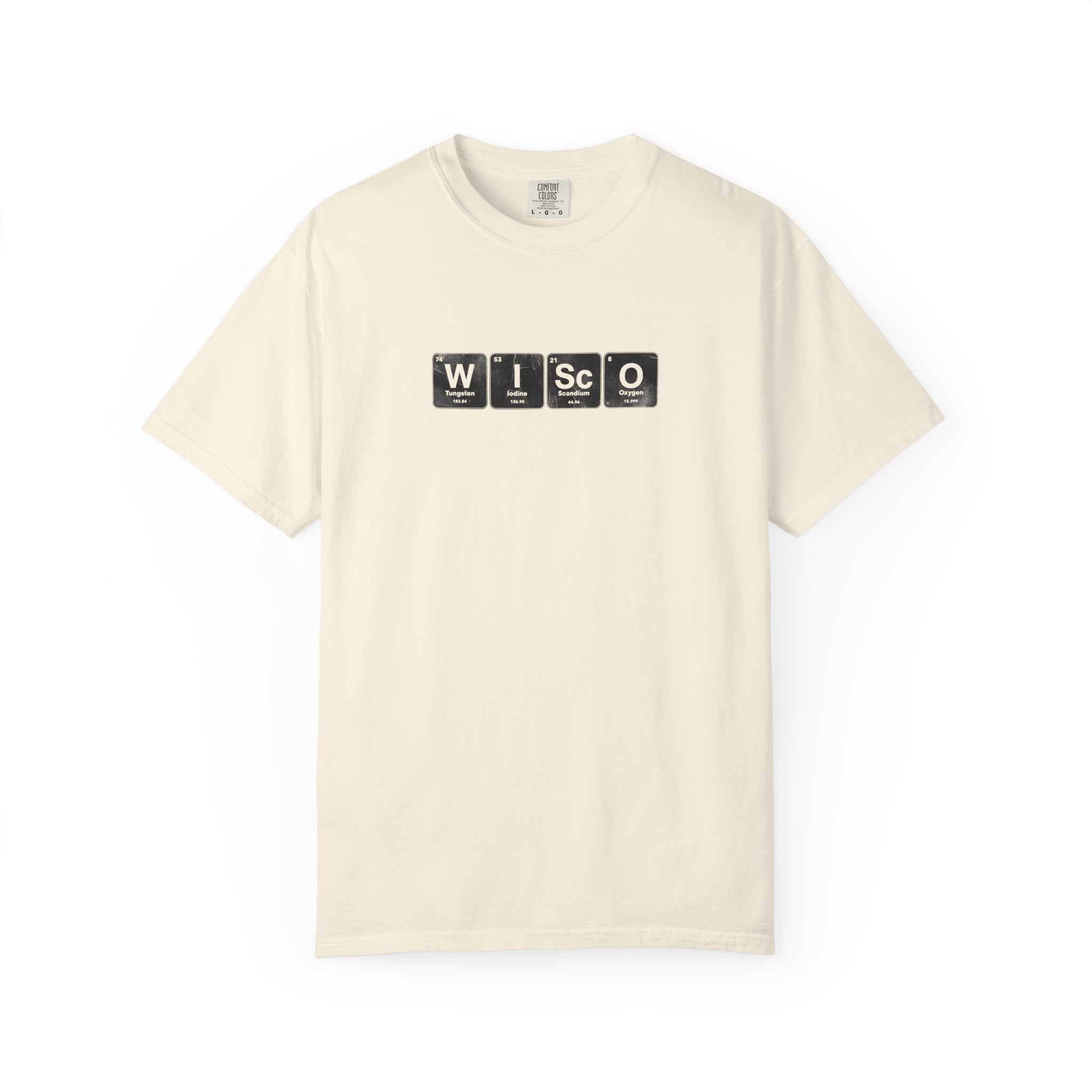 Wisconsin Periodic Table T-Shirt — WISCO Element Block Tee