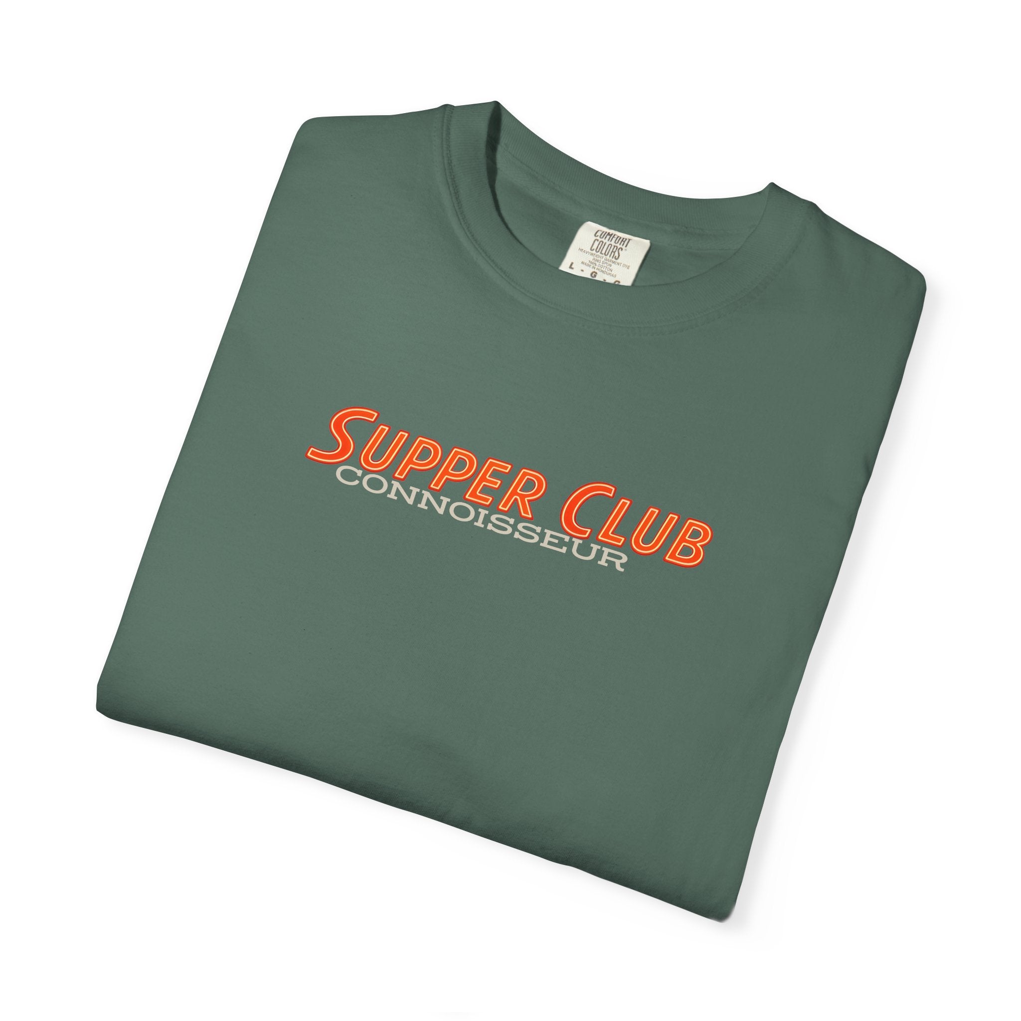 Supper Club Connoisseur Tee — Wisconsin Vintage Neon Shirt