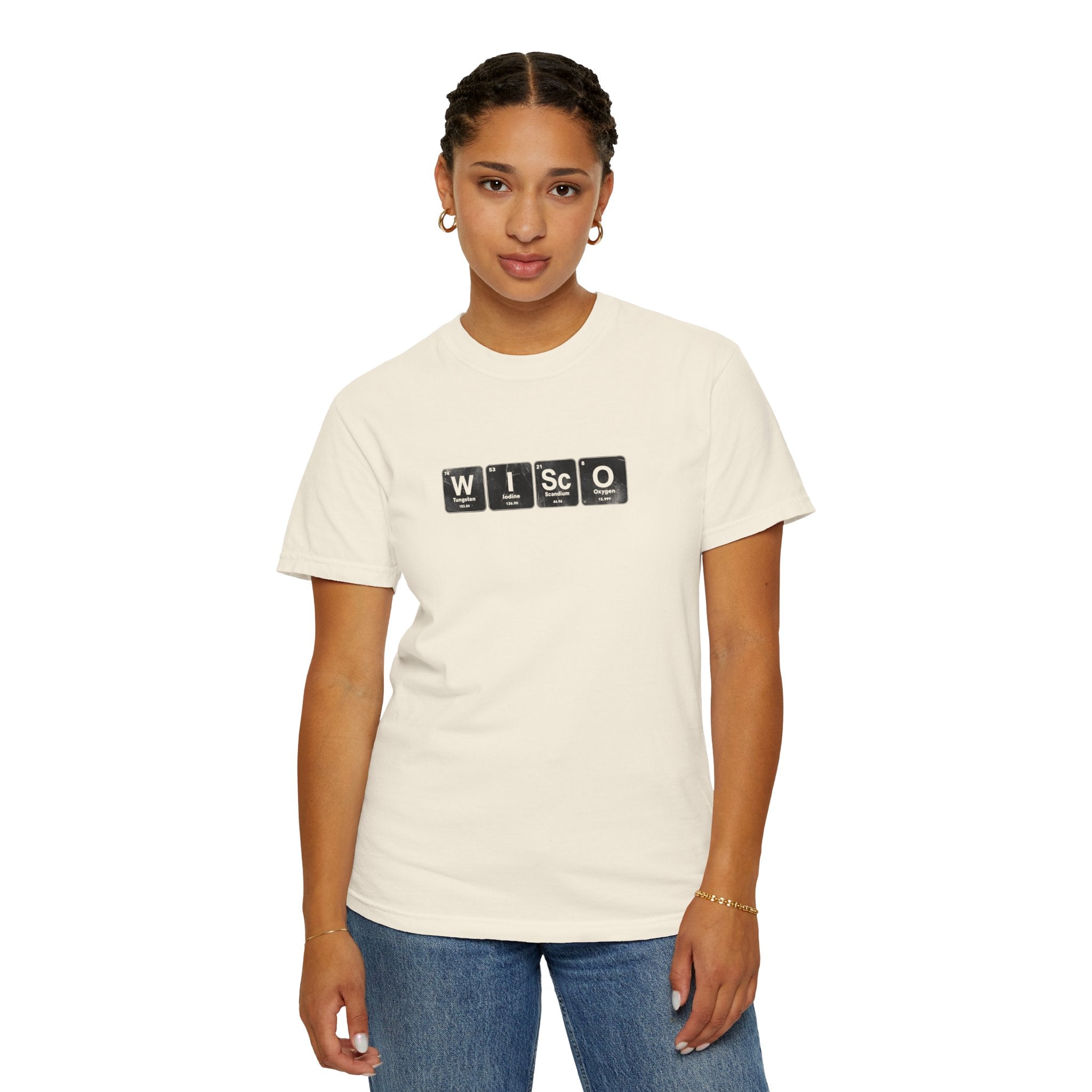 Wisconsin Periodic Table T-Shirt — WISCO Element Block Tee