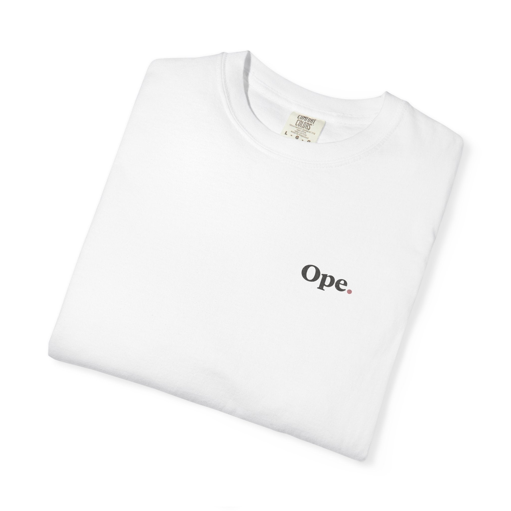 Somewhere Between a Snowbank & a Supper Club — Ope. Logo Tee