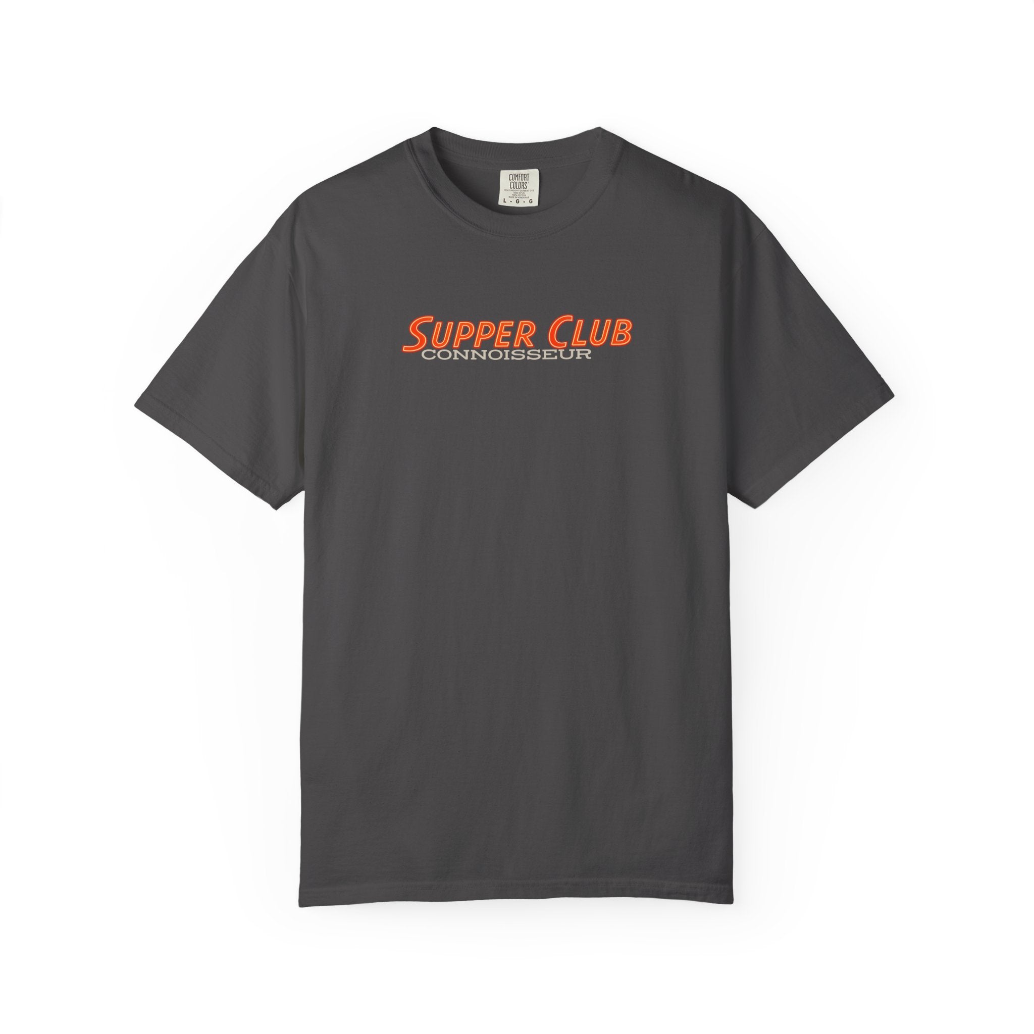 Supper Club Connoisseur Tee — Wisconsin Vintage Neon Shirt