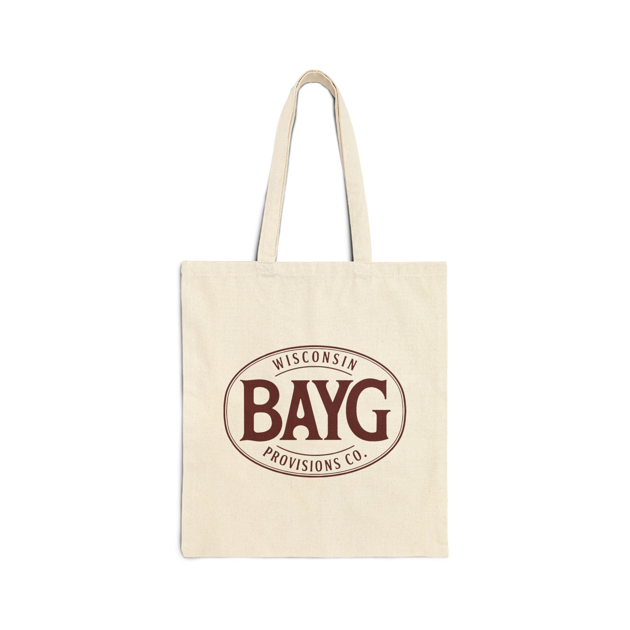 BAYG Tote Bag – Funny Wisconsin Accent Canvas Tote Bag