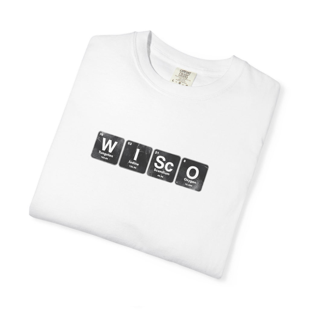 Wisconsin Periodic Table T-Shirt — WISCO Element Block Tee