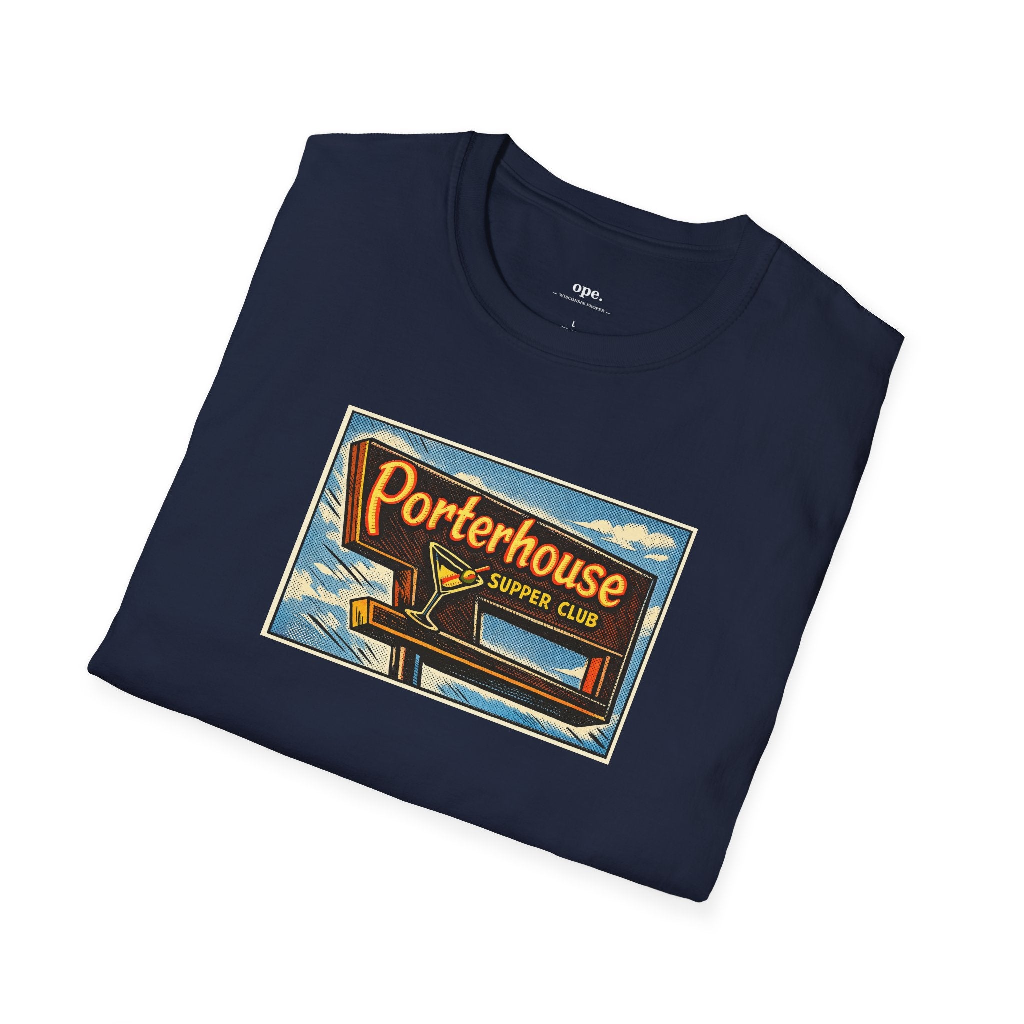 Porterhouse Supper Club Vintage Sign Tee