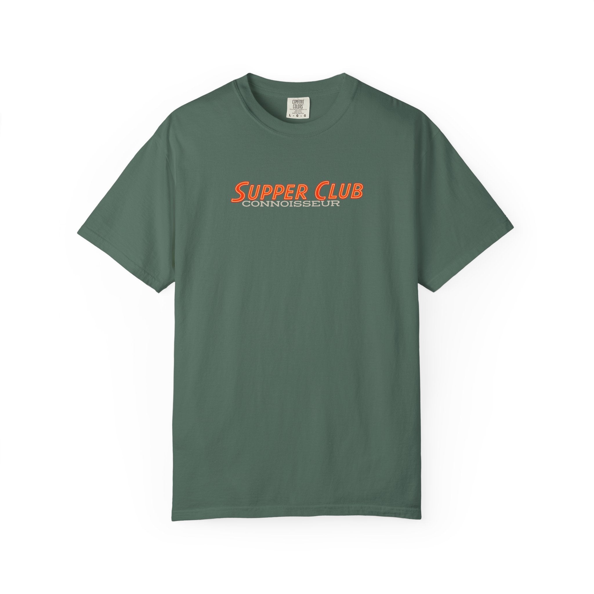 Supper Club Connoisseur Tee — Wisconsin Vintage Neon Shirt