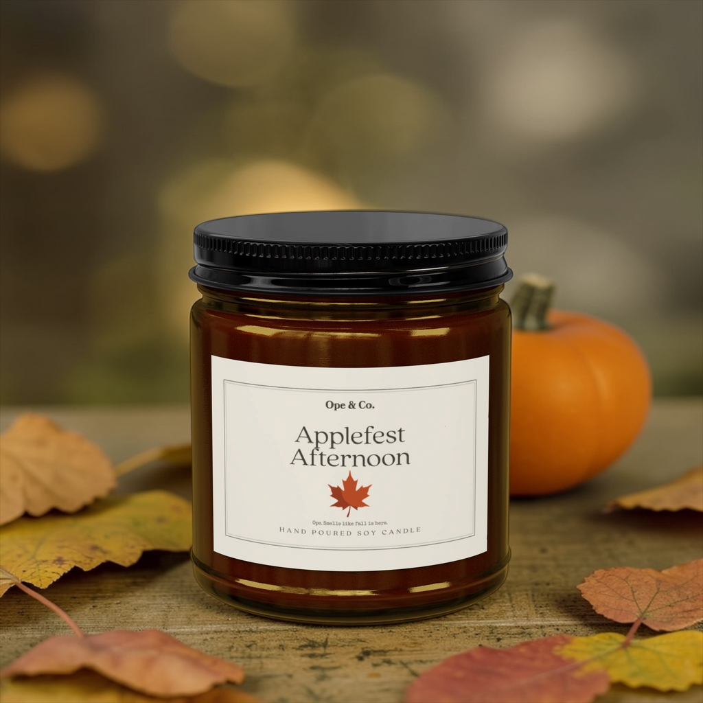 Scented Soy Candle — Applefest Afternoon (4oz & 9oz)