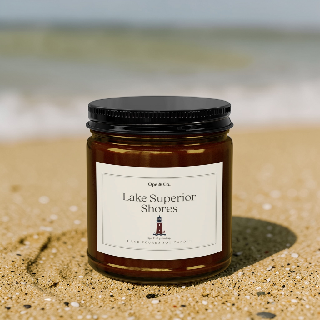 Scented Soy Candle — Lake Superior Shores (4oz & 9oz)