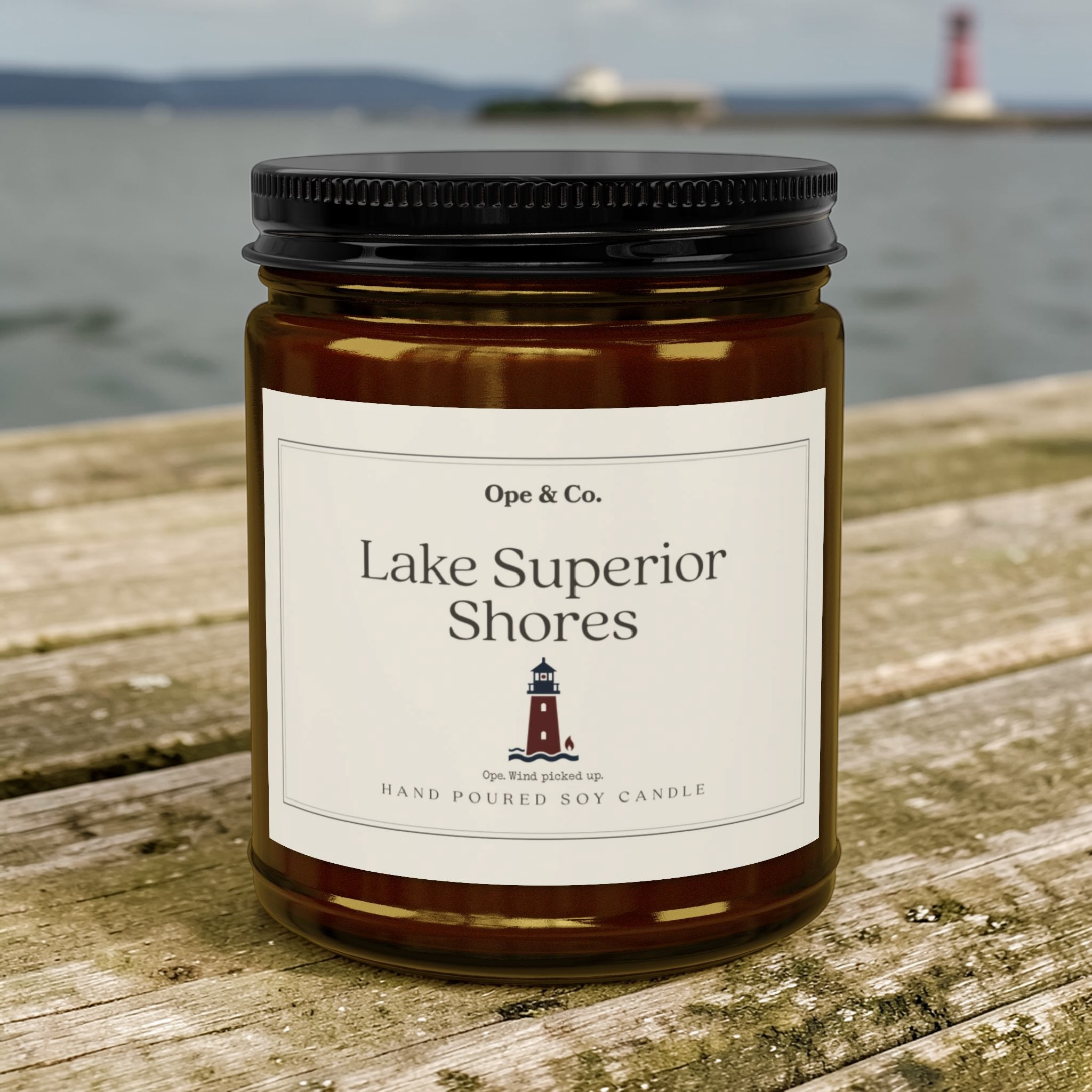 Scented Soy Candle — Lake Superior Shores (4oz & 9oz)