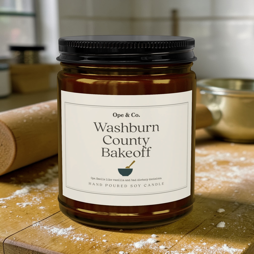 Scented Soy Candle — Washburn County Bakeoff (4oz & 9oz)