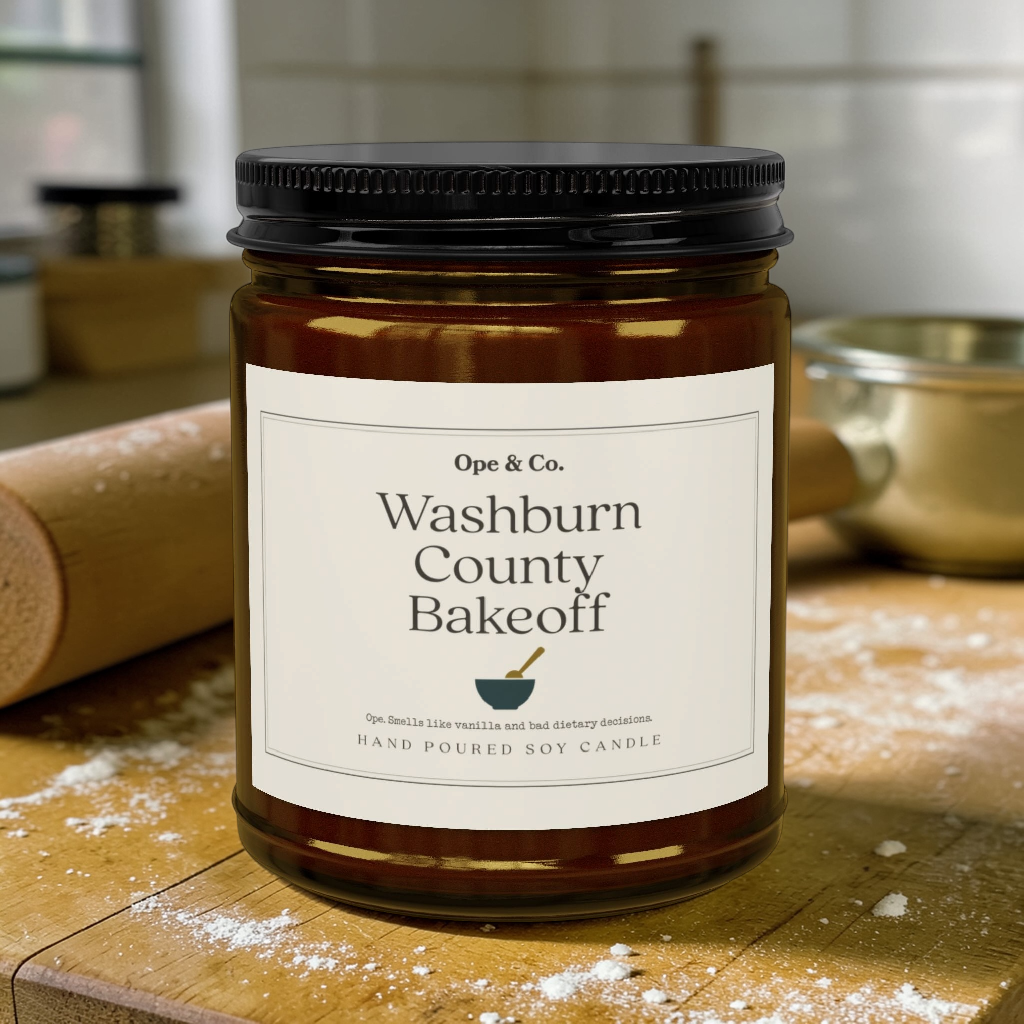 Scented Soy Candle — Washburn County Bakeoff (4oz & 9oz)