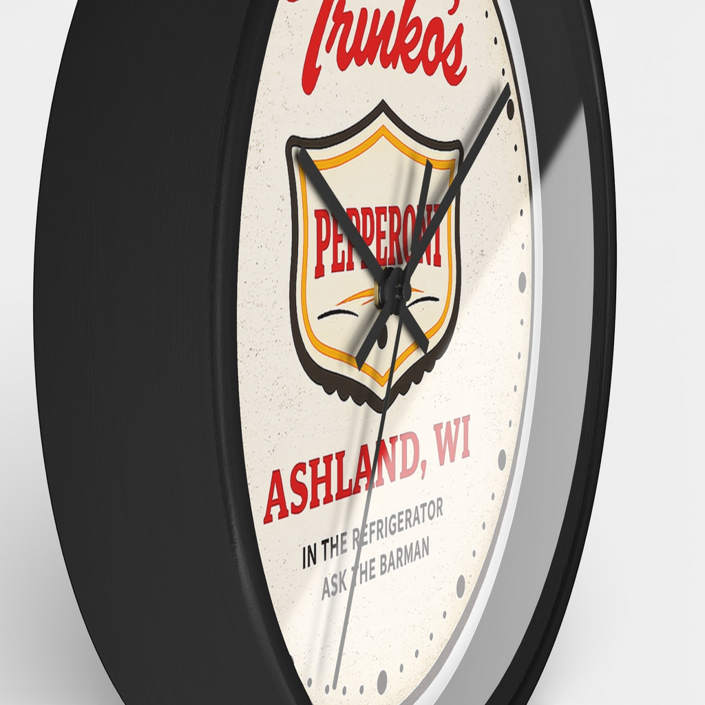 Trinko's Pepperoni Vintage Wall Clock