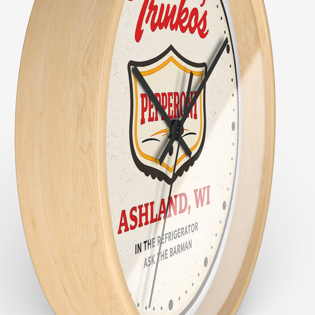 Trinko's Pepperoni Vintage Wall Clock